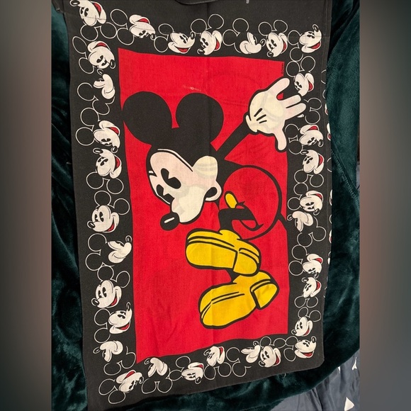 Disney Character Mickey Mouse Vintage Pillow Case Made in USA SET OF 2 - Picture 5 of 6